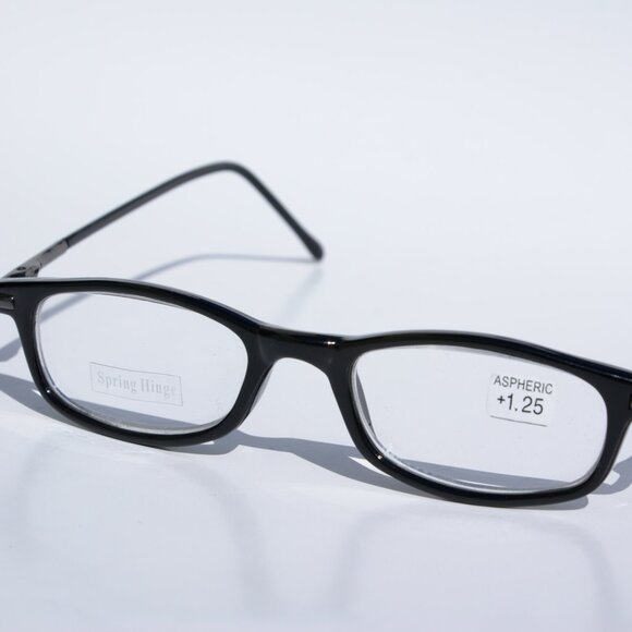 NWT True Vintage 90's Small Rectangle Half Frame Reading Glasses +1.25 - 3.00 - Picture 1 of 5